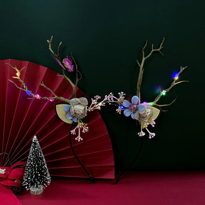 Christmas Fashion Women'S Antlers Plastic Hair Band