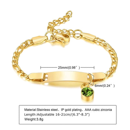Casual Round Stainless Steel Gold Plated Zircon Bracelets In Bulk