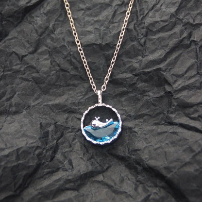 10 Pieces Casual Elegant Basic Moon Heart Shape Bow Knot Titanium Steel Copper Zircon Plating Inlay Pendant Necklace