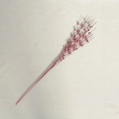 Christmas Decoration Gift Christmas Tree Garland Rattan DIY Decoration Accessories Gold Pink Sequins Simulation Berry Handle Bundle