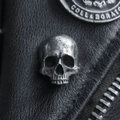 Funny Pin Skull Alloy Unisex Brooches 1 Piece