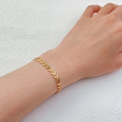 Minimalist Geometric Stainless Steel Plating Inlay Artificial Pearls Bracelets