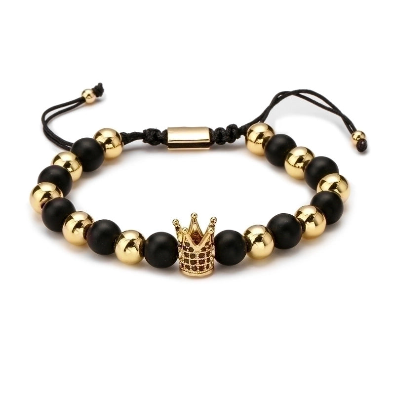 Retro Geometric Natural Stone Bracelets