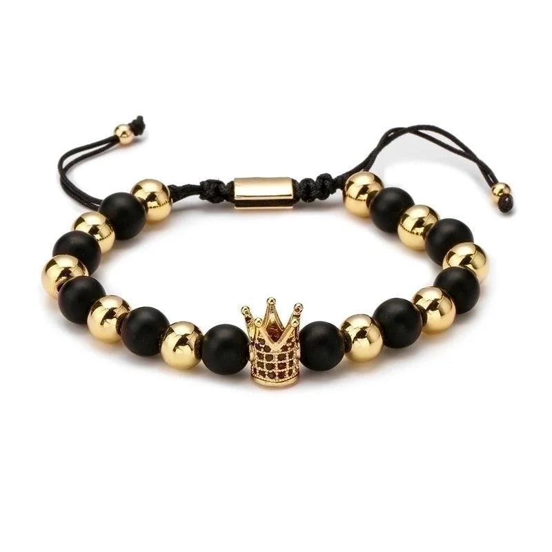 Retro Geometric Natural Stone Bracelets