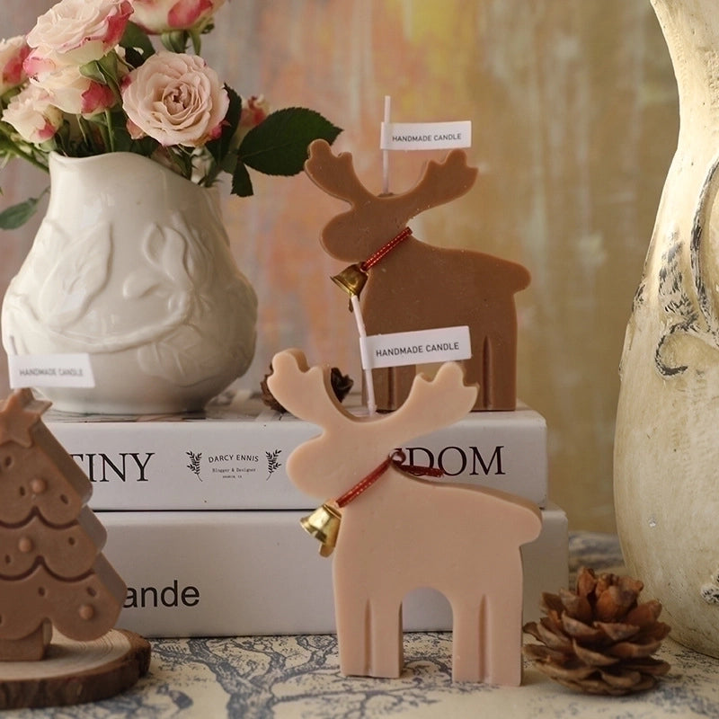 Christmas Fashion Animal Soy Wax Mixed Wax Home Candle 1 Piece