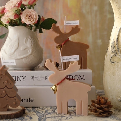 Christmas Fashion Animal Soy Wax Mixed Wax Home Candle 1 Piece