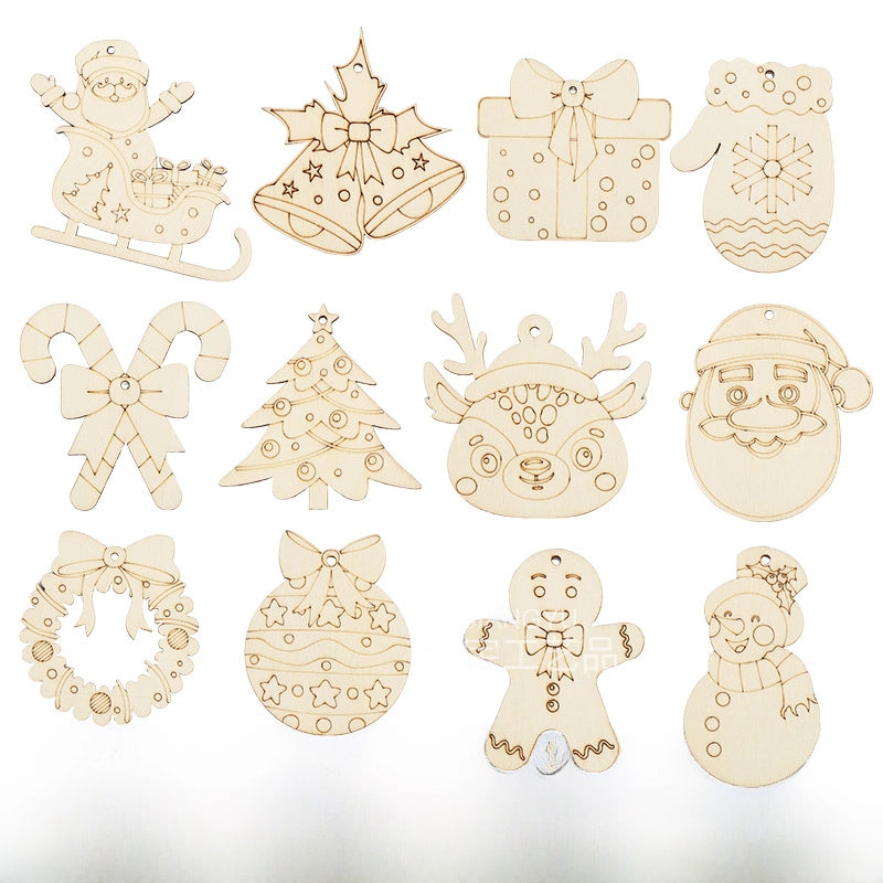 Children'S Day Christmas New Year Minimalist Composite Plate Wood Office Places Home Furnishing Birthday