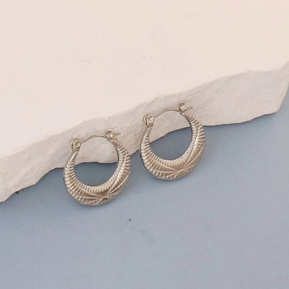 1 Pair Minimalist Round Square Heart Shape 304 Stainless Steel Earrings