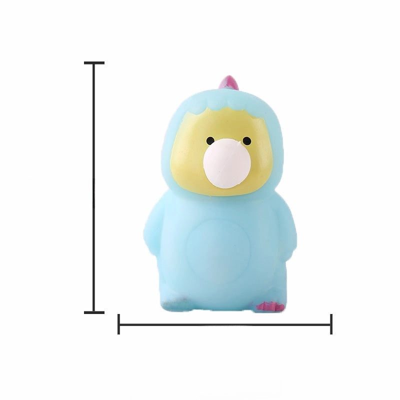 Squishy Toy Christmas Animal Santa Claus Snowman PVC TPR Toys