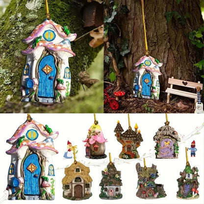 Elf Fairy Pendant Courtyard Garden Decorations Acrylic Christmas Tree Decoration Pendant