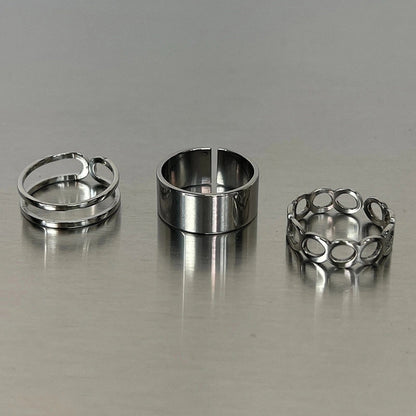 Fashion Heart Shape Butterfly Copper Plating Zircon Open Ring