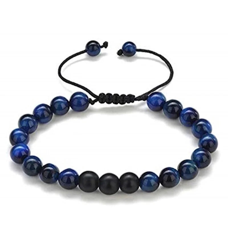 Retro Geometric Natural Stone Bracelets