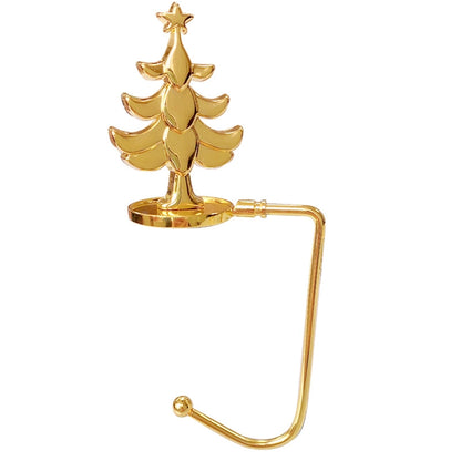 Christmas Fireplace Hook Metal Bag Hook Snowflake Christmas Stocking Hook In Stock