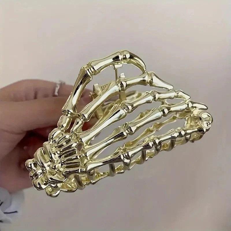 Halloween Hip-Hop Women's Hand Metal Plating Hair Claws