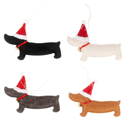 Christmas Dog Nonwoven Party Hanging Ornaments