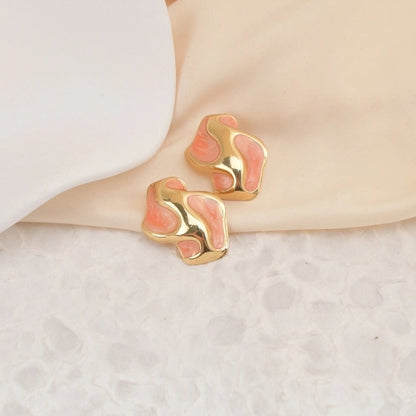 1 Pair Casual Minimalist Classic Style Geometric 304 Stainless Steel Ear Studs