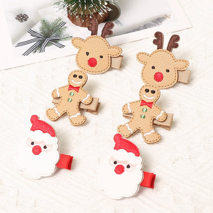 Christmas Cute Santa Claus Gingerbread Bow Knot Glittering Powder GREAT Party Accessories
