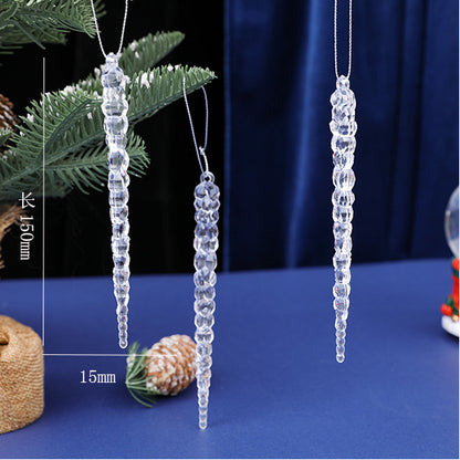 Christmas Design Christmas Tree Snowflake Reindeer Keychain Acrylic Ice Stick Pendant