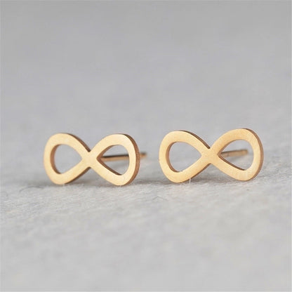 Fashion Bow Knot Stainless Steel No Inlaid Earrings Ear Studs