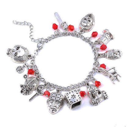 Halloween Horror Charm Bracelet Jason Mask Annabel Horror Role-playing Bracelet Film And Television Peripheral