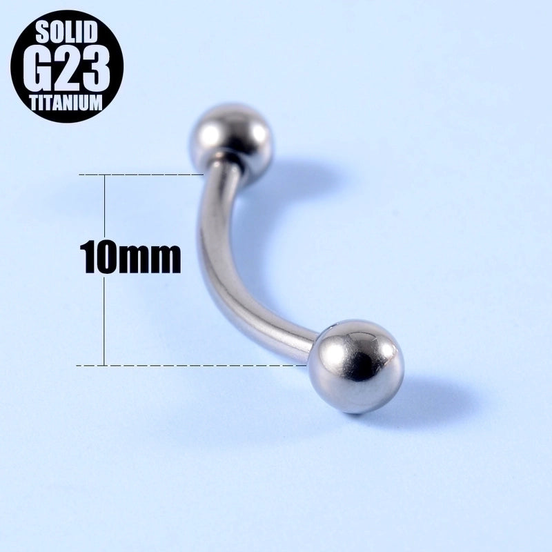 2 Pieces Ear Cartilage Rings & Studs Fashion Geometric G23 Titanium Polishing