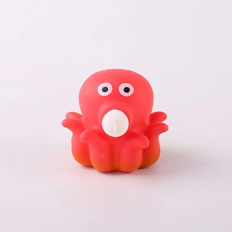 Christmas Explosions Squeeze Puff Bubble Decompression Toy Cartoon Pinch Rebound Doll Decompression Vent Vinyl Toy