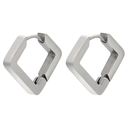 Fashion Geometric Plating Stainless Steel No Inlaid 18K Gold Plated Earrings