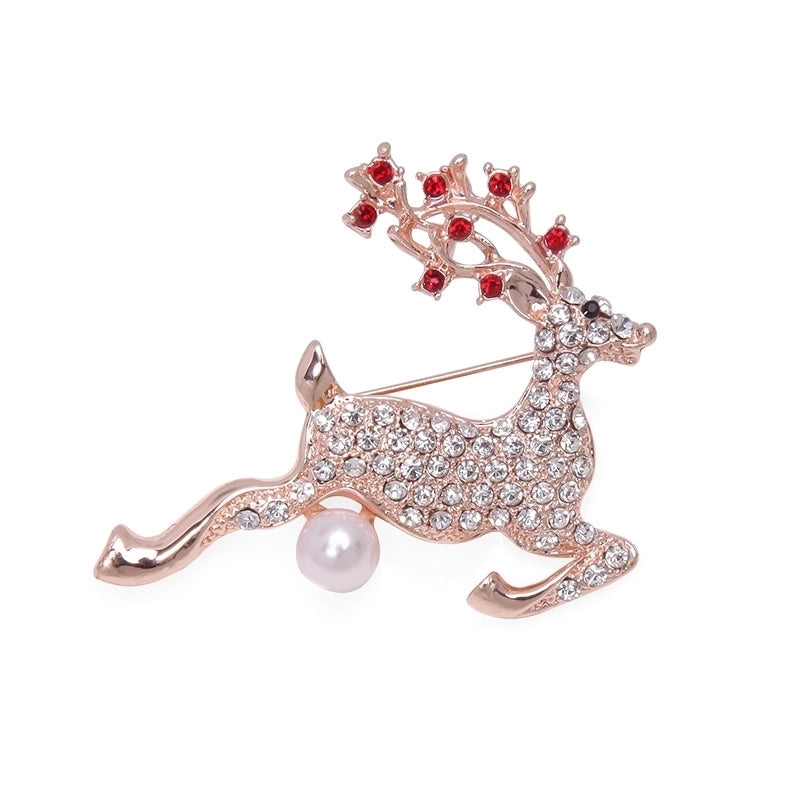 Cartoon Style Geometric Alloy Plating Artificial Diamond Women's Cartoon Brooches