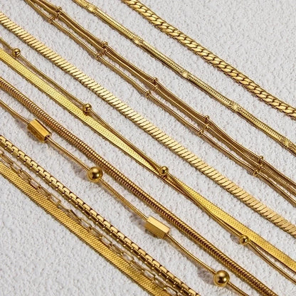 Retro Waves 304 Stainless Steel Bracelets In Bulk