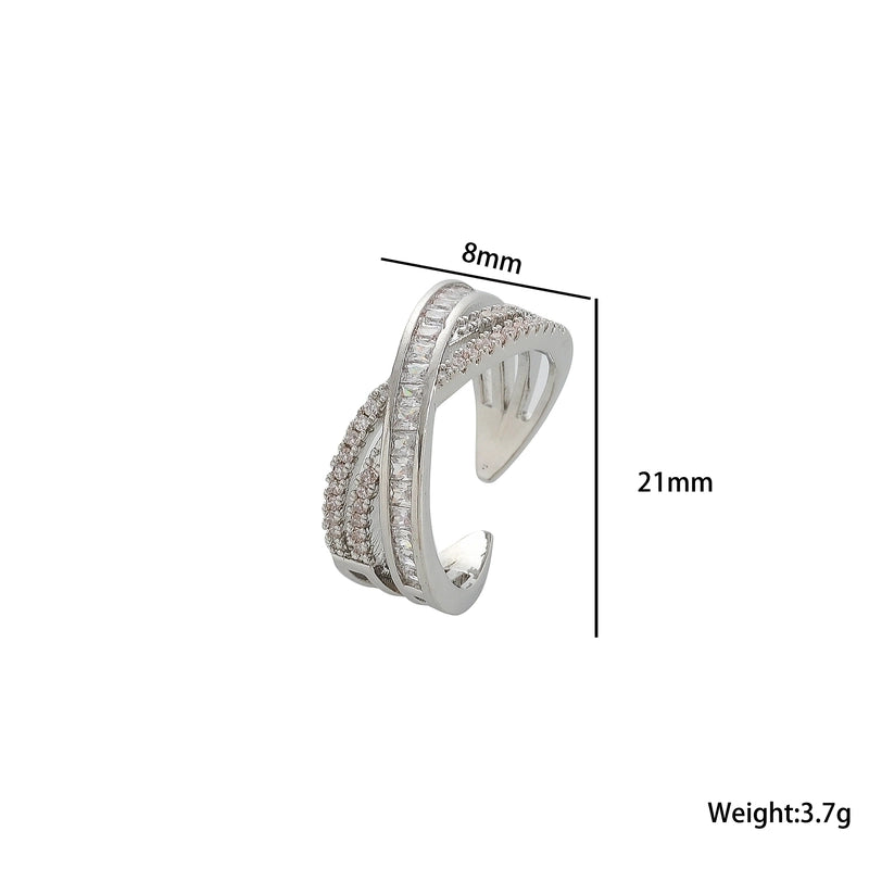 Copper 18K Gold Plated Minimalist Shiny Plating Snake Rings