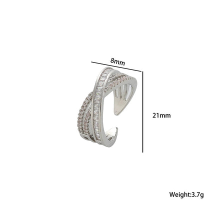 Copper 18K Gold Plated Minimalist Shiny Plating Snake Rings