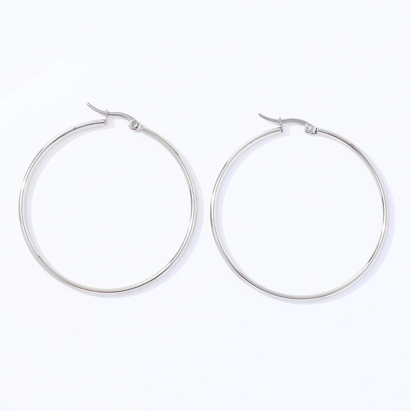 1 Pair Fashion Star Heart Shape Butterfly Plating Hollow Out 201 Stainless Steel 18K Gold Plated Earrings