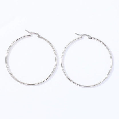 1 Pair Fashion Star Heart Shape Butterfly Plating Hollow Out 201 Stainless Steel 18K Gold Plated Earrings