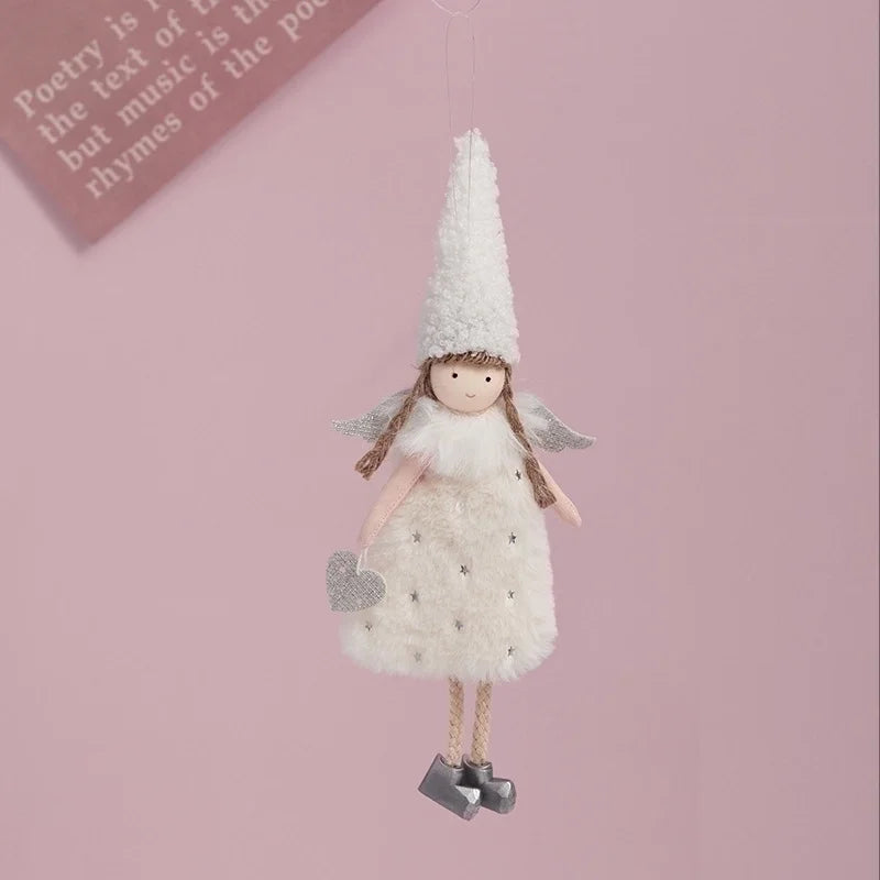 Christmas Angel Cloth Plush Party Hanging Ornaments