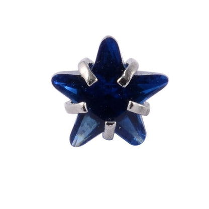 Stainless Steel Heart Labret Round Zircon Stud Earrings With Diamond XINGX Labret Lip Ring 2-5mm Zircon Earrings Accessories