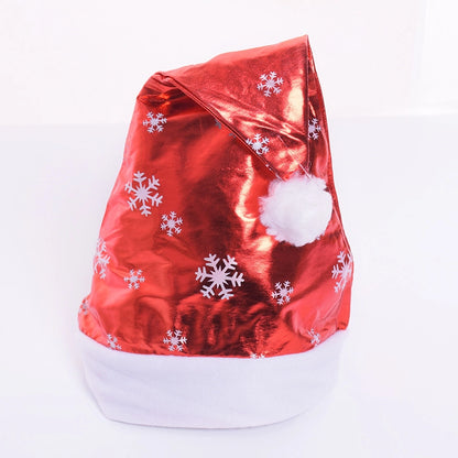 Creative Christmas Decorations Luminous Christmas Brushed Cloth Children's Hat Christmas Gift Cartoon Christmas Hat
