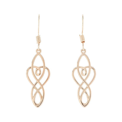 1 Pair Vintage Style Water Droplets Copper Drop Earrings