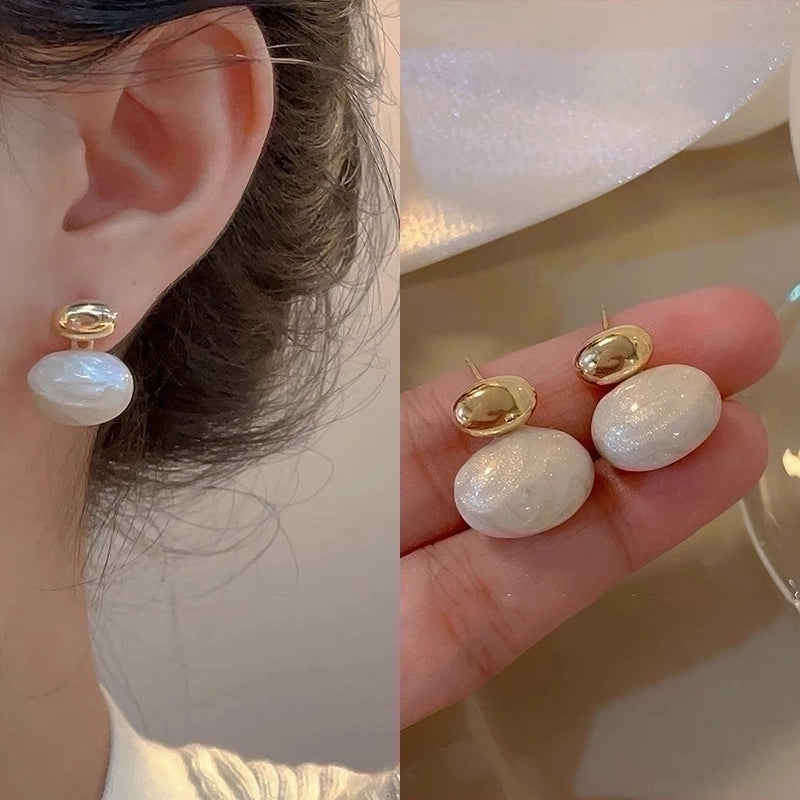 2 Pieces Fashion Heart Shape Flower Copper Beaded Plating Inlay Pearl Zircon Earrings Ear Studs 1 Pair