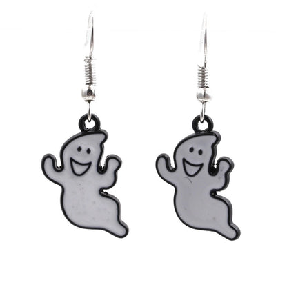 Halloween Ghost Skull Pumpkin Earrings
