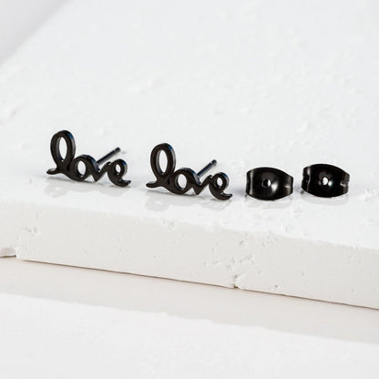 1 Pair Sweet Minimalist Artistic Animal Irregular Polishing Plating 304 Stainless Steel 18K Gold Plated Ear Studs