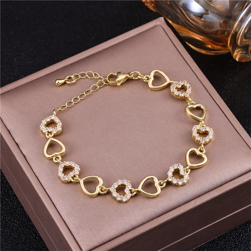 Vintage Style Minimalist Animal Letter Copper Bracelets Cuban Link Chain Curb Chain Cable Chain Box Chain