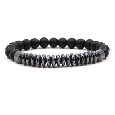 Minimalist Geometric Natural Stone Beaded Bracelets 1 Piece