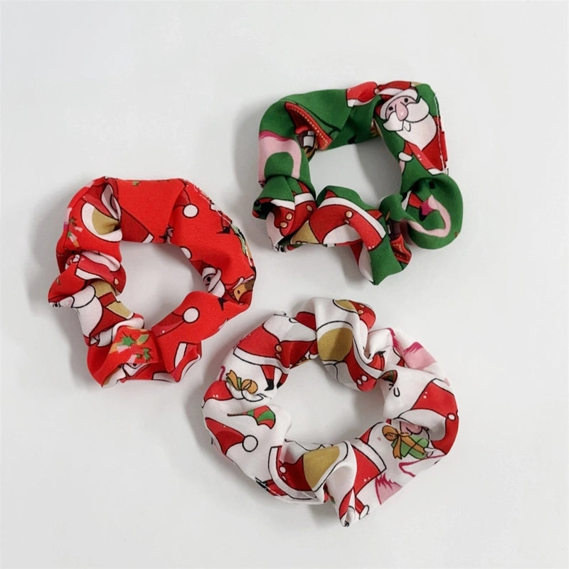 Christmas Minimalist Women's Christmas Tree Santa Claus Hair Tie