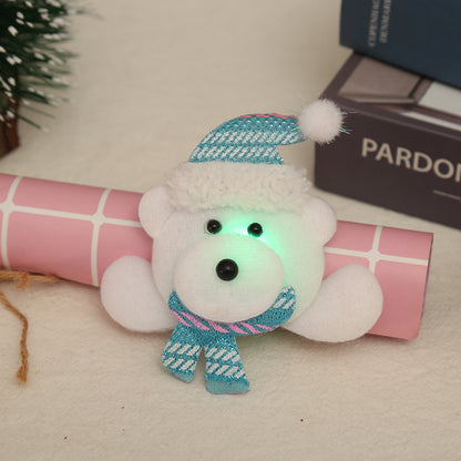 Christmas Pin Animal Santa Claus Brooches 1 Piece