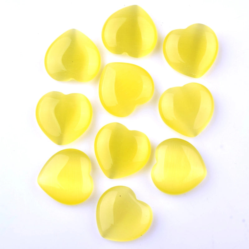 2 Pieces Gemstoen Heart Special Large Favorably 20Mm Pink Crystal Love Amethyst Heart-Shaped Ornaments