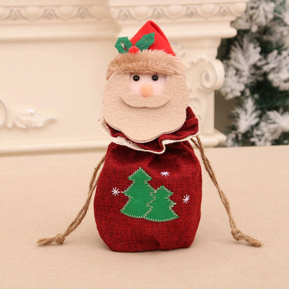 Christmas Children's Gift Bag Knitted Apple Bag Christmas Eve Candy Bag Gift Bag