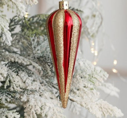 Christmas Fashion Santa Claus Plastic Party Hanging Ornaments