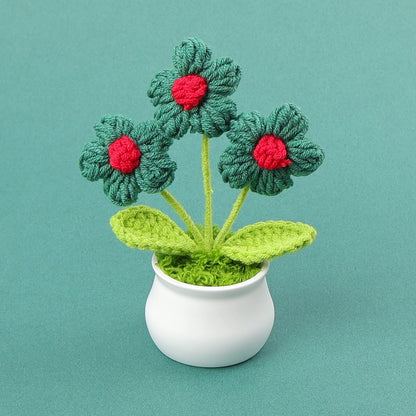 Christmas Pastoral Christmas Tree Plastic Yarn Party Ornaments