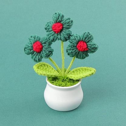 Christmas Pastoral Christmas Tree Plastic Yarn Party Ornaments