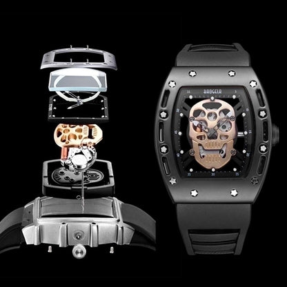 Fashion Skull Buckle Quartz Men's Watches